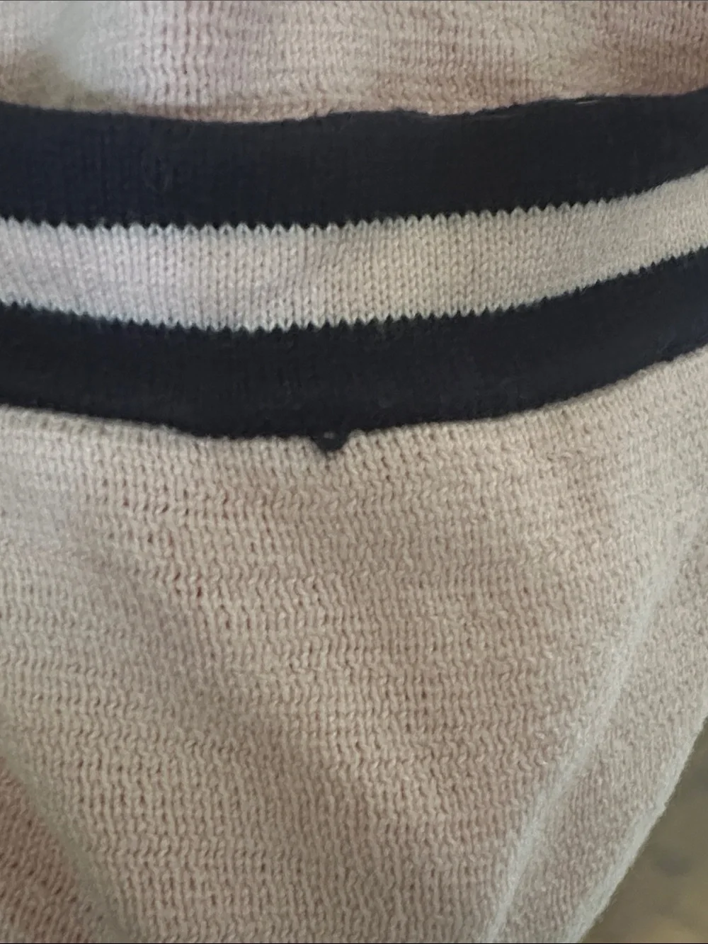 Chaps 100% Cotton Pink Cardigan with Black Trim and Silver Buttons - Picture 6 of 8